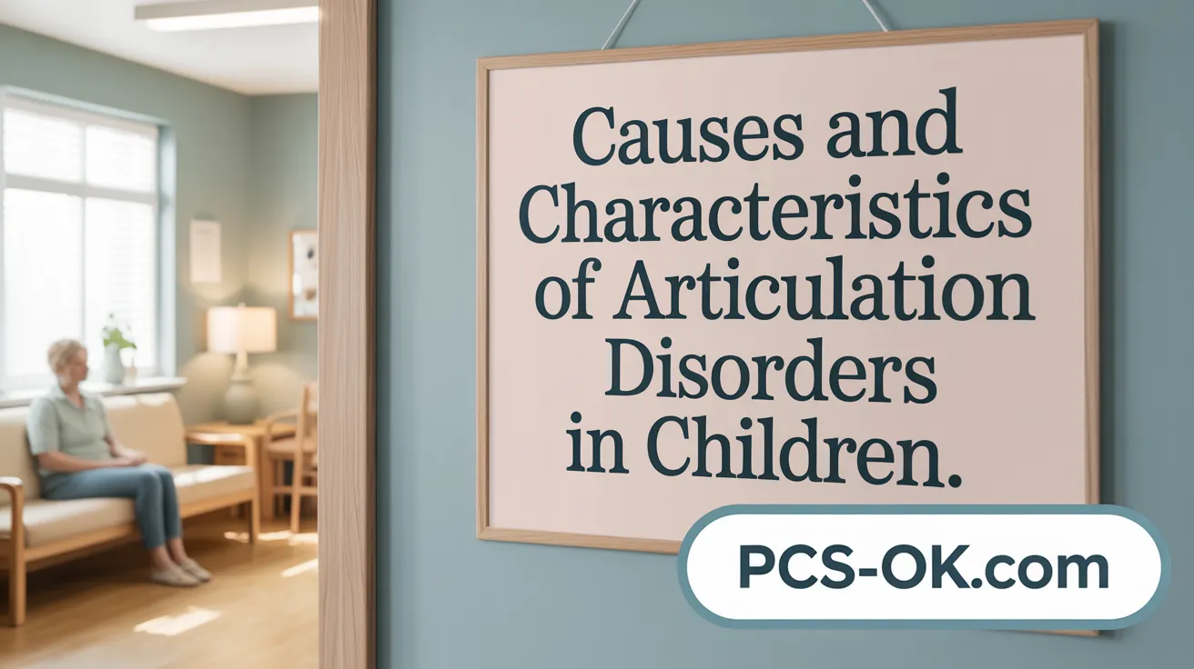 Causes and Characteristics of Articulation Disorders in Children