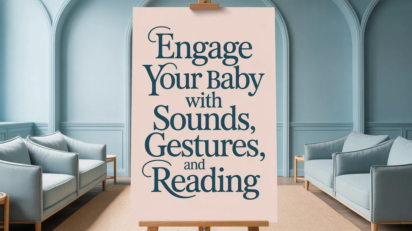 Engage Your Baby with Sounds, Gestures, and Reading