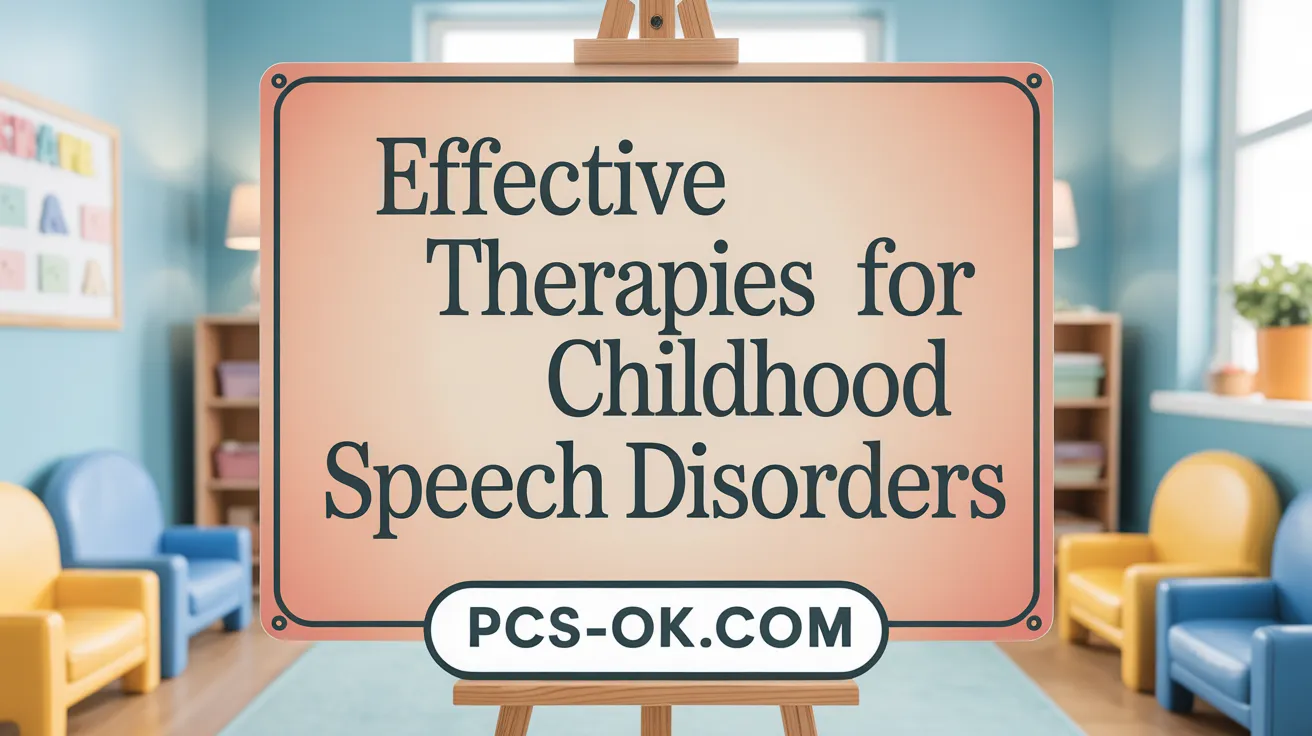 Effective Therapies for Childhood Apraxia of Speech