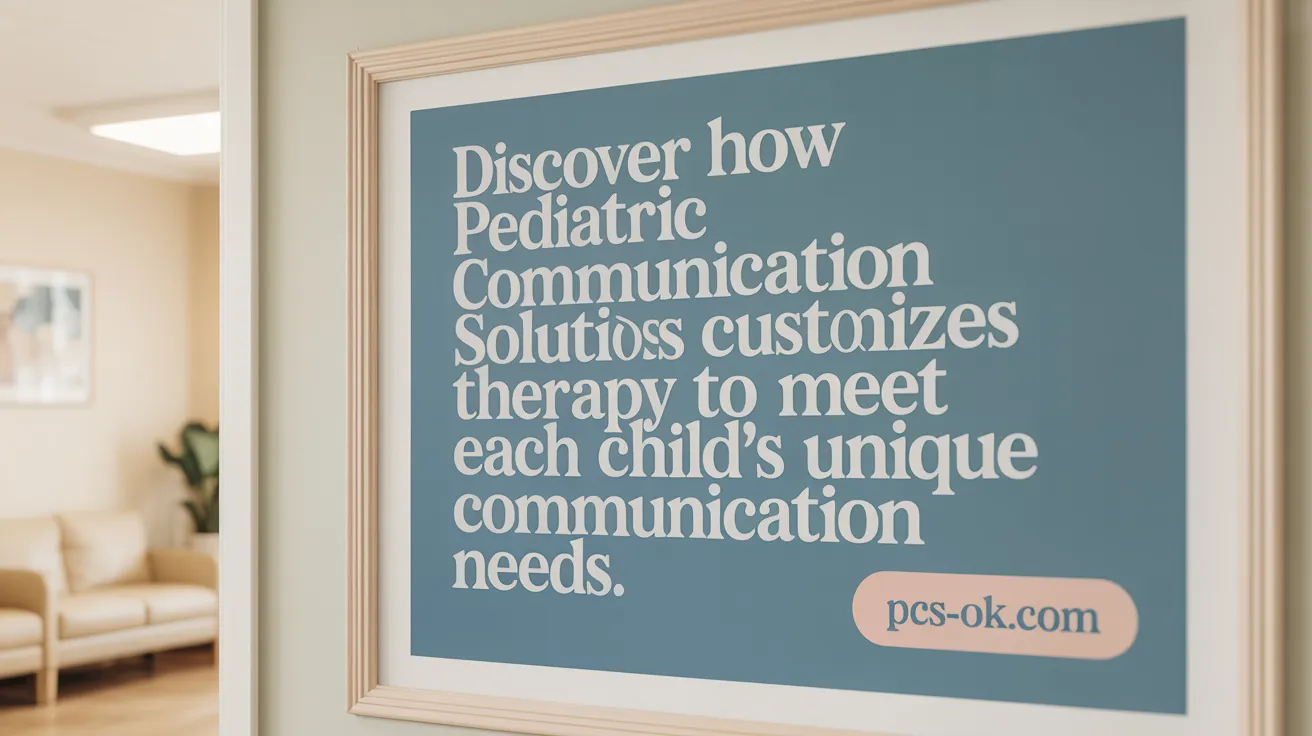 Discover how Pediatric Communication Solutions customizes therapy to meet each child's unique communication needs.