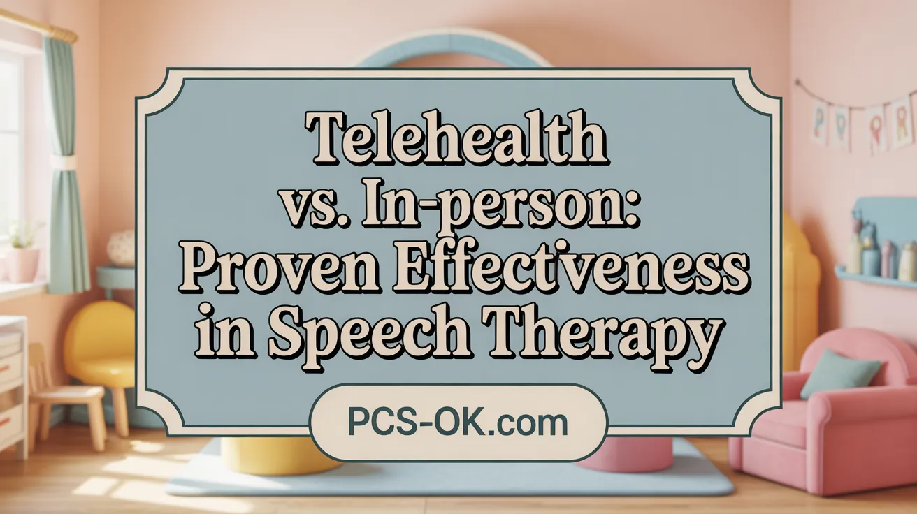 Telehealth vs. In-Person: Proven Effectiveness in Speech Therapy