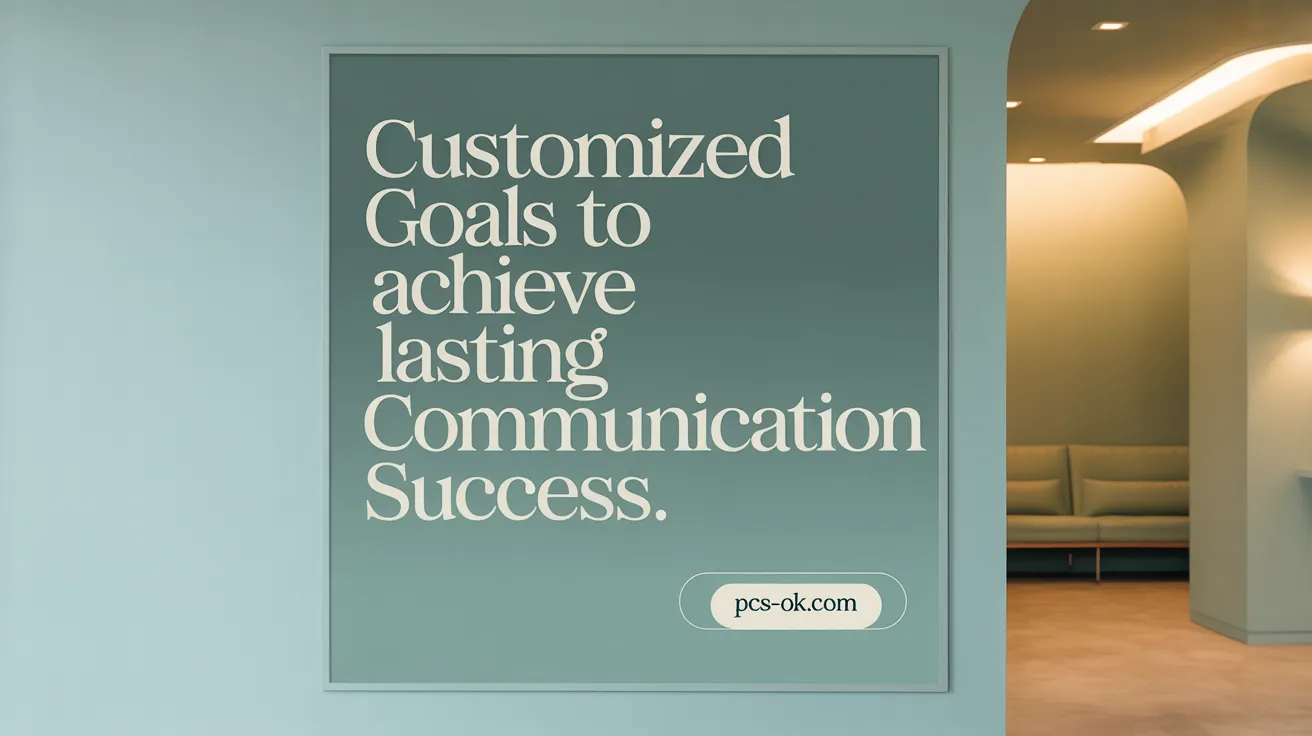 Customized Goals to Achieve Lasting Communication Success