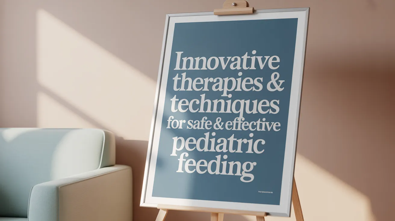 Innovative Therapies & Techniques for Safe & Effective Pediatric Feeding