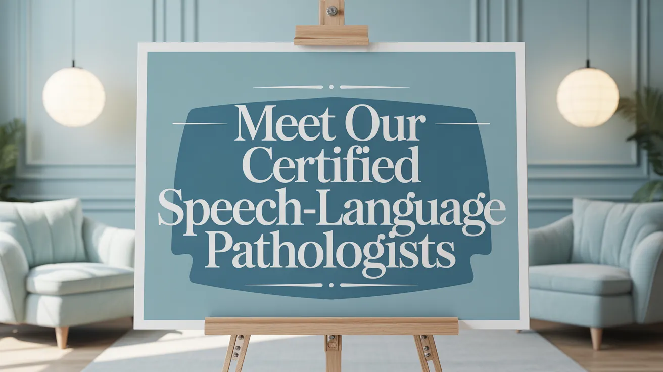 Meet Our Certified Speech-Language Pathologists
