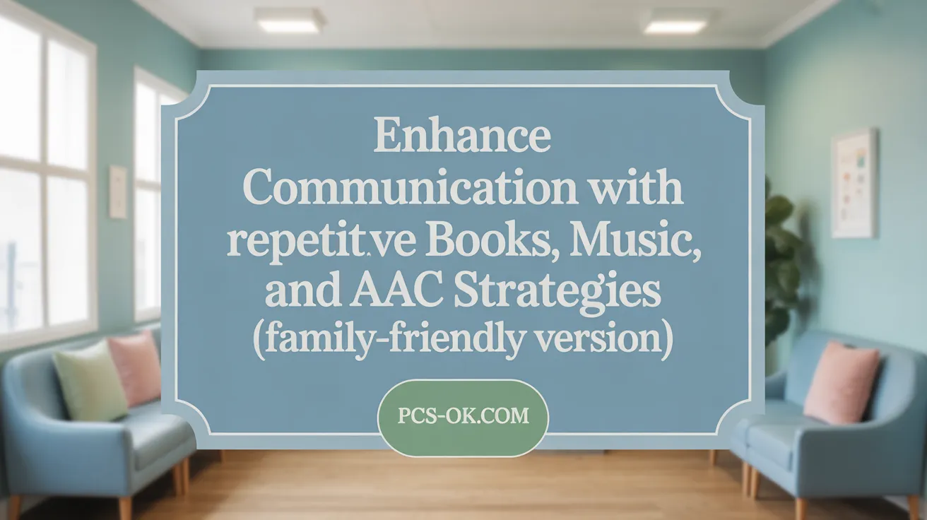 Enhance Communication with Repetitive Books, Music, and AAC Strategies