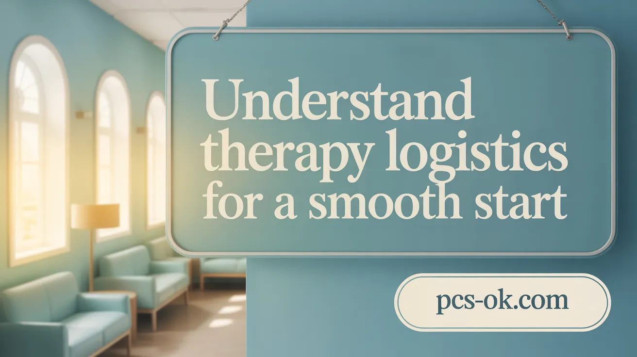 Understand Therapy Logistics for a Smooth Start