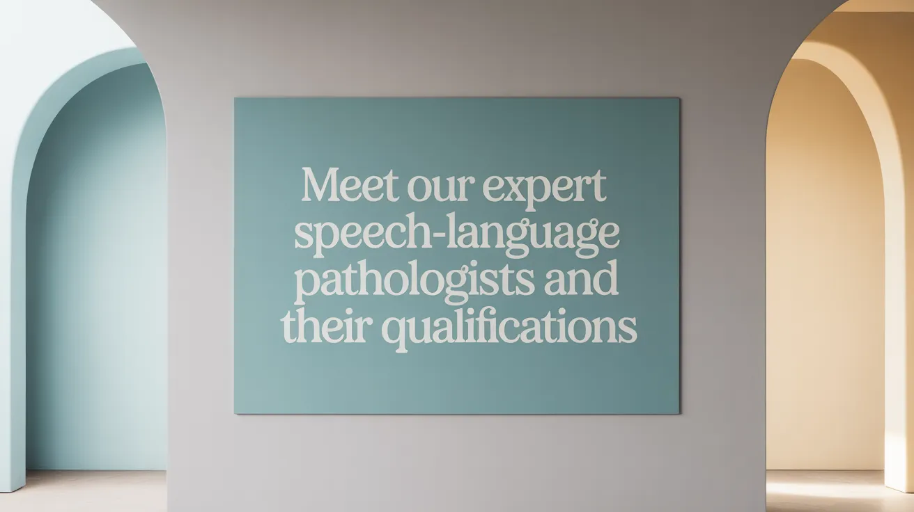 Meet Our Expert Speech-Language Pathologists and Their Qualifications