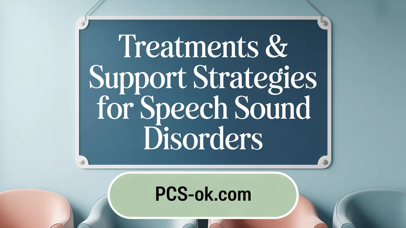 Treatments & Support Strategies for Speech Sound Disorders