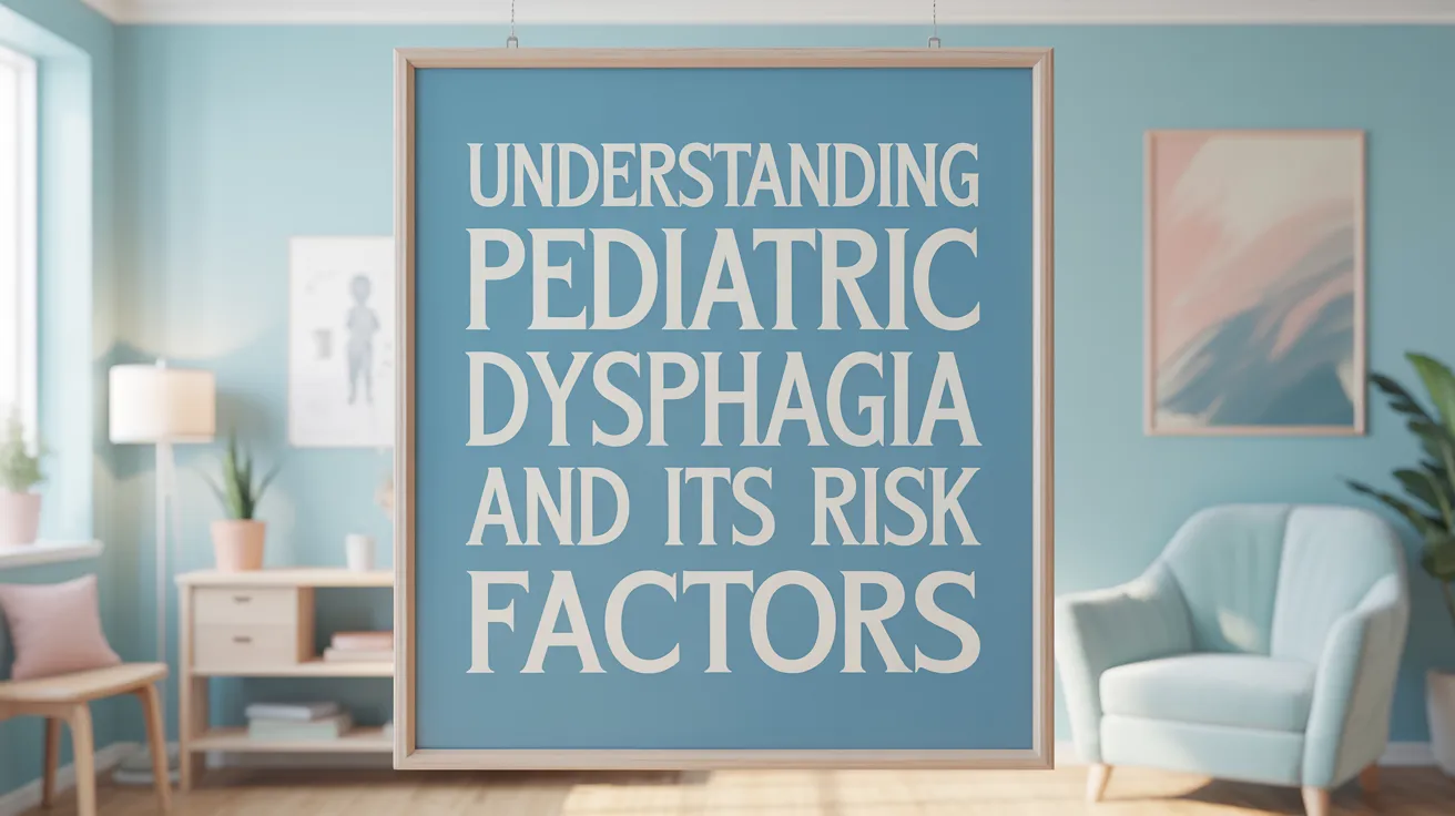 Understanding Pediatric Dysphagia and Its Risk Factors
