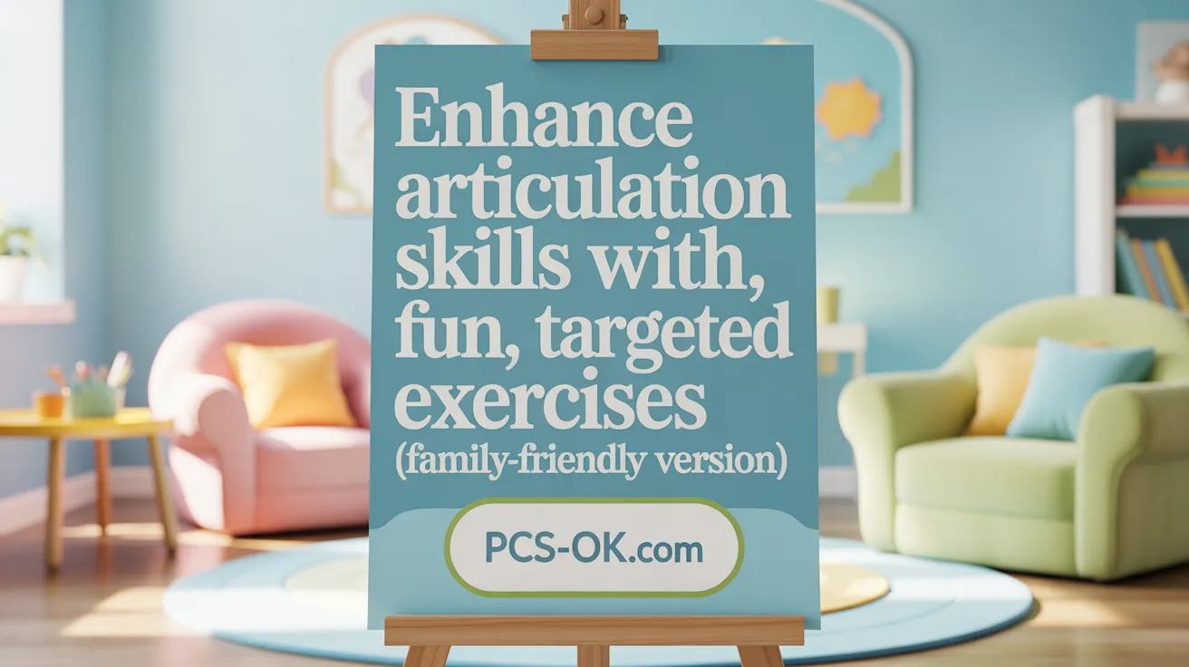 Enhance Articulation Skills with Fun, Targeted Exercises