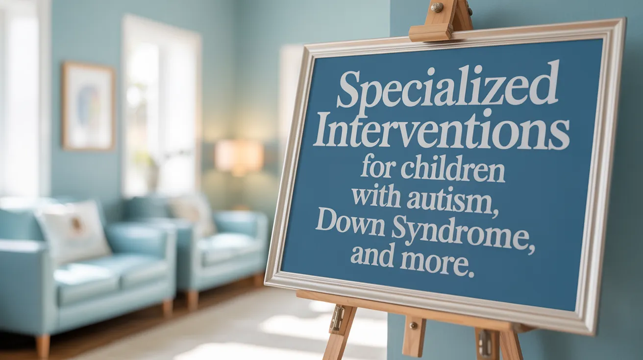 Specialized Interventions for Children with Autism, Down Syndrome, and More
