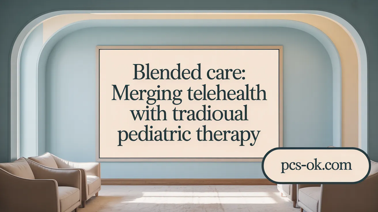 Blended Care: Merging Telehealth with Traditional Pediatric Therapy
