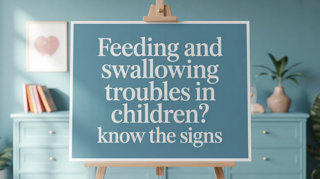 Feeding and Swallowing Troubles in Children? Know the Signs