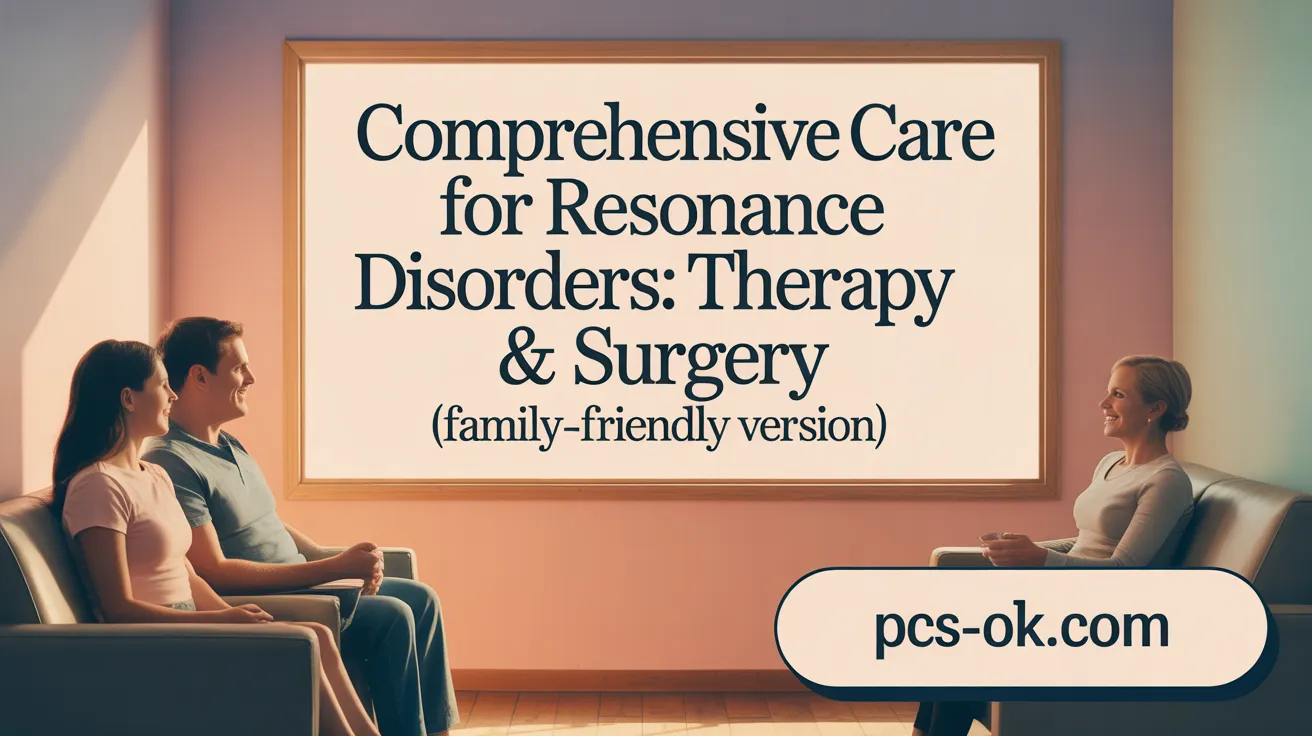 Comprehensive Care for Resonance Disorders: Therapy & Surgery