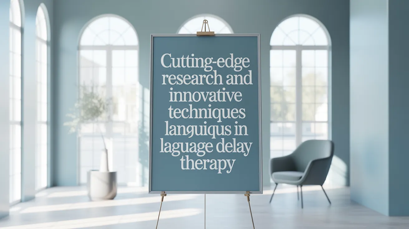 Cutting-Edge Research and Innovative Techniques in Language Delay Therapy