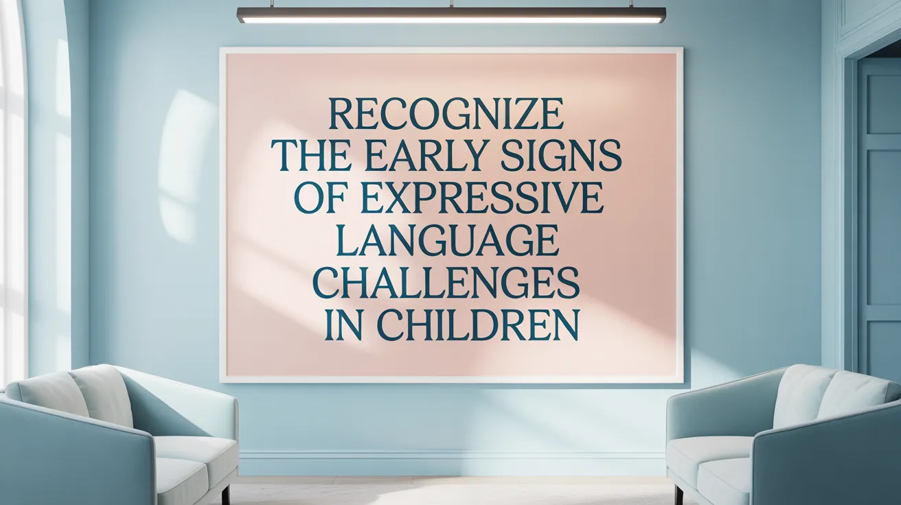 Recognize the Early Signs of Expressive Language Challenges in Children