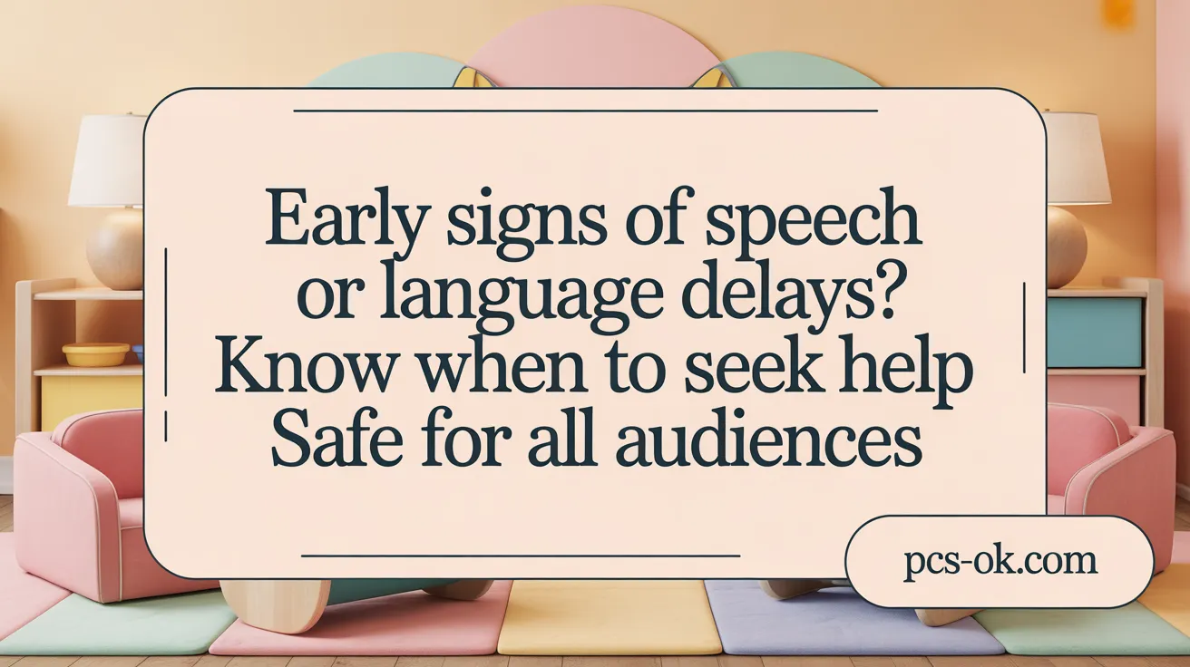 Early Signs of Speech or Language Delays? Know When to Seek Help