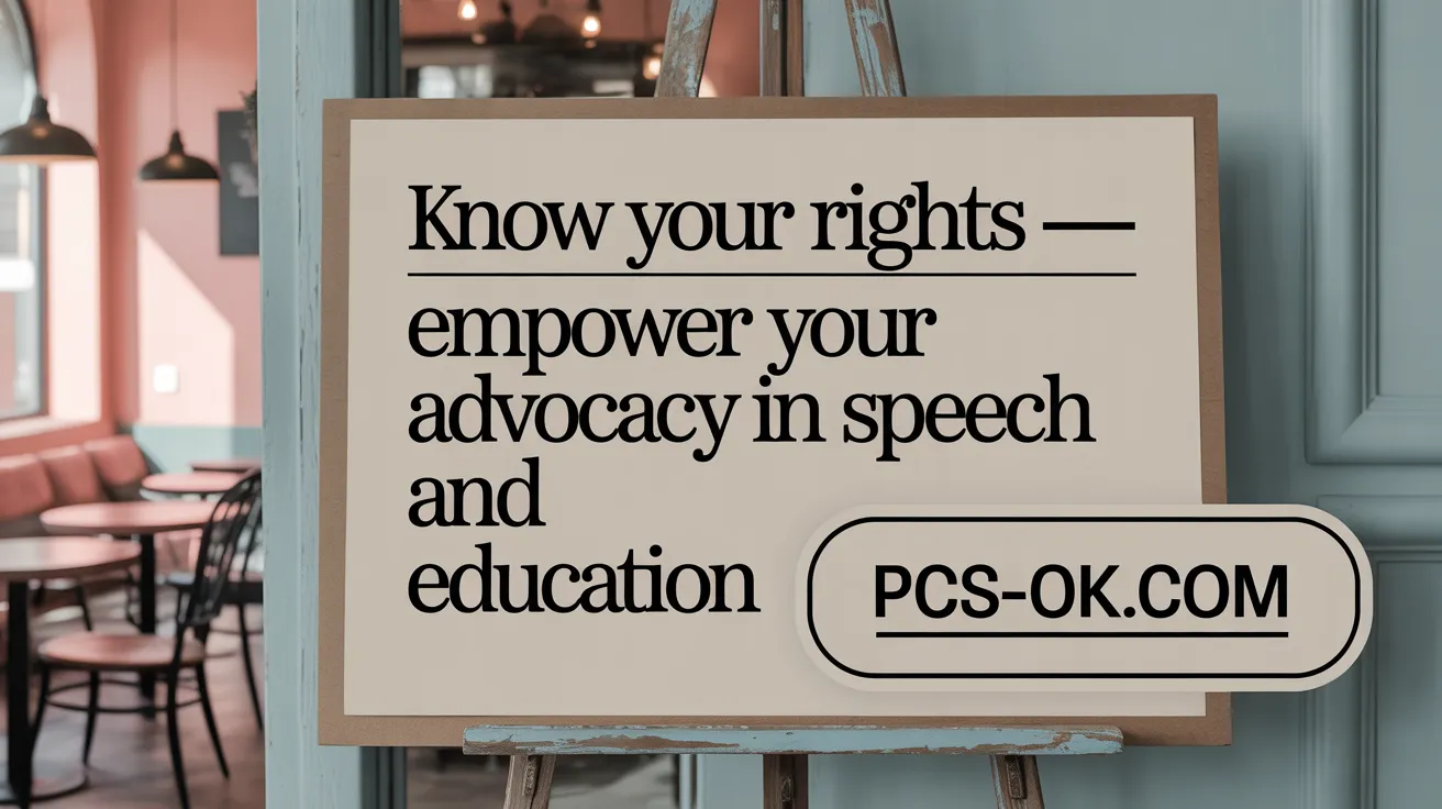 Know Your Rights — Empower Your Advocacy in Speech and Education