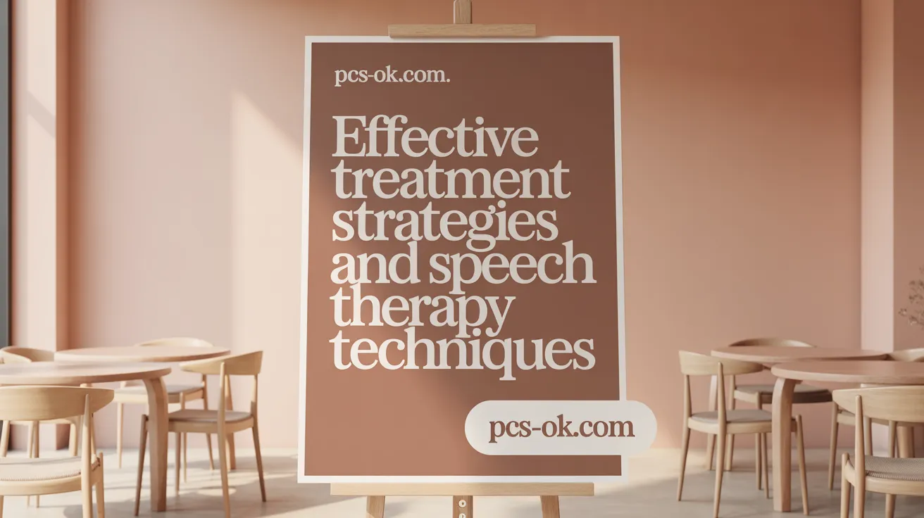 Effective Treatment Strategies and Speech Therapy Techniques
