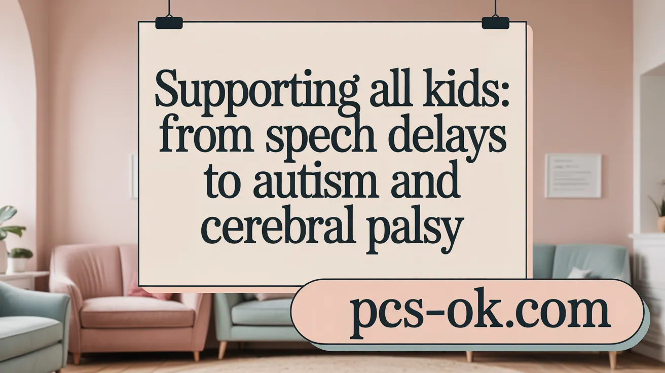Supporting All Kids: From Speech Delays to Autism and Cerebral Palsy