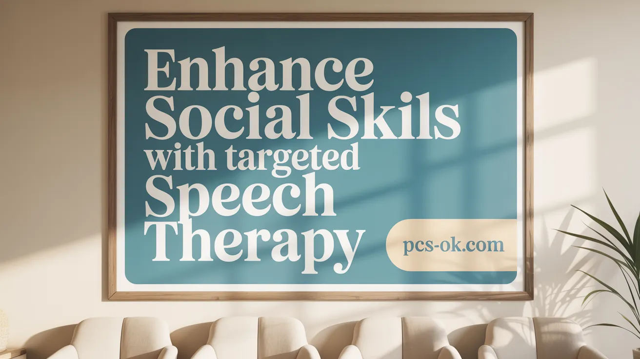 Enhance Social Skills with Targeted Speech Therapy
