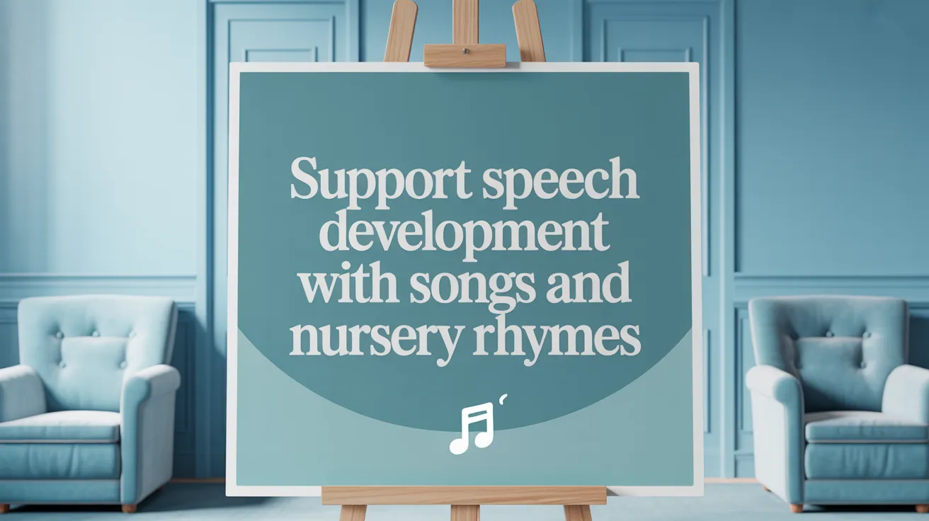 Support Speech Development with Songs and Nursery Rhymes