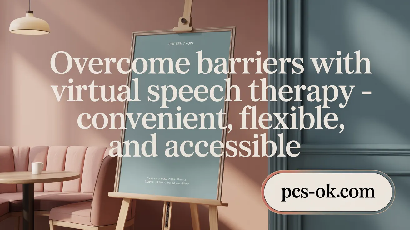 Overcome Barriers with Virtual Speech Therapy — Convenient, Flexible, and Accessible