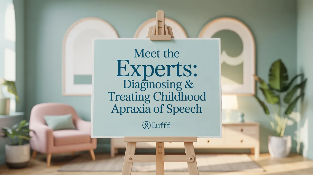 Meet the Experts: Diagnosing & Treating Childhood Apraxia of Speech