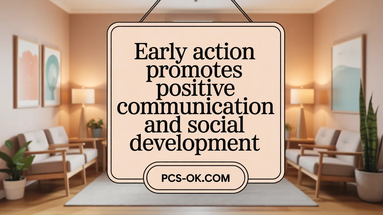 Early Action Yields Lasting Communication and Social Gains