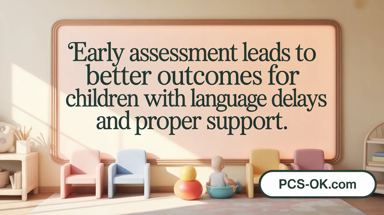 Early assessment leads to better outcomes for children with language delays