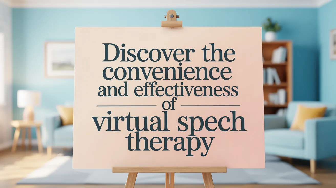 Discover the Convenience and Effectiveness of Virtual Speech Therapy