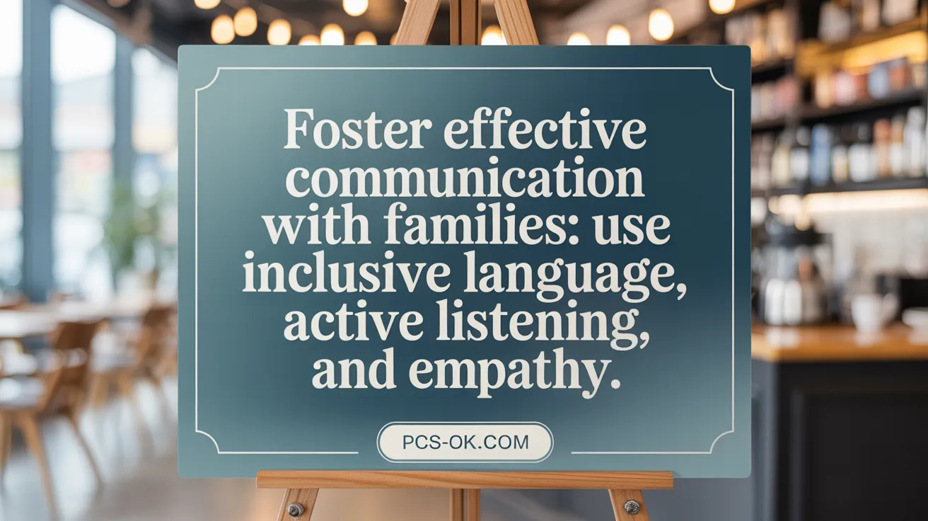 Foster Effective Communication with Families: Use Inclusive Language, Active Listening, and Empathy