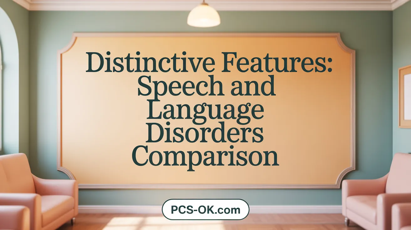 Distinctive Features: Phonological vs. Articulation Disorders