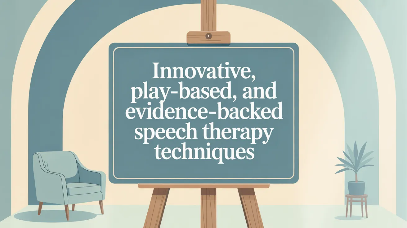 Innovative, Play-Based, and Evidence-Backed Speech Therapy Techniques