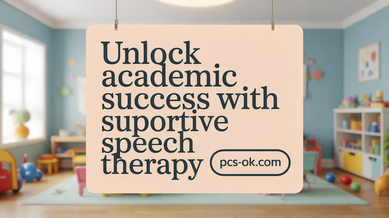 Unlock Academic Success with Speech Therapy
