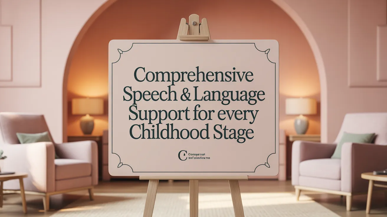 Comprehensive Speech & Language Support for Every Childhood Stage