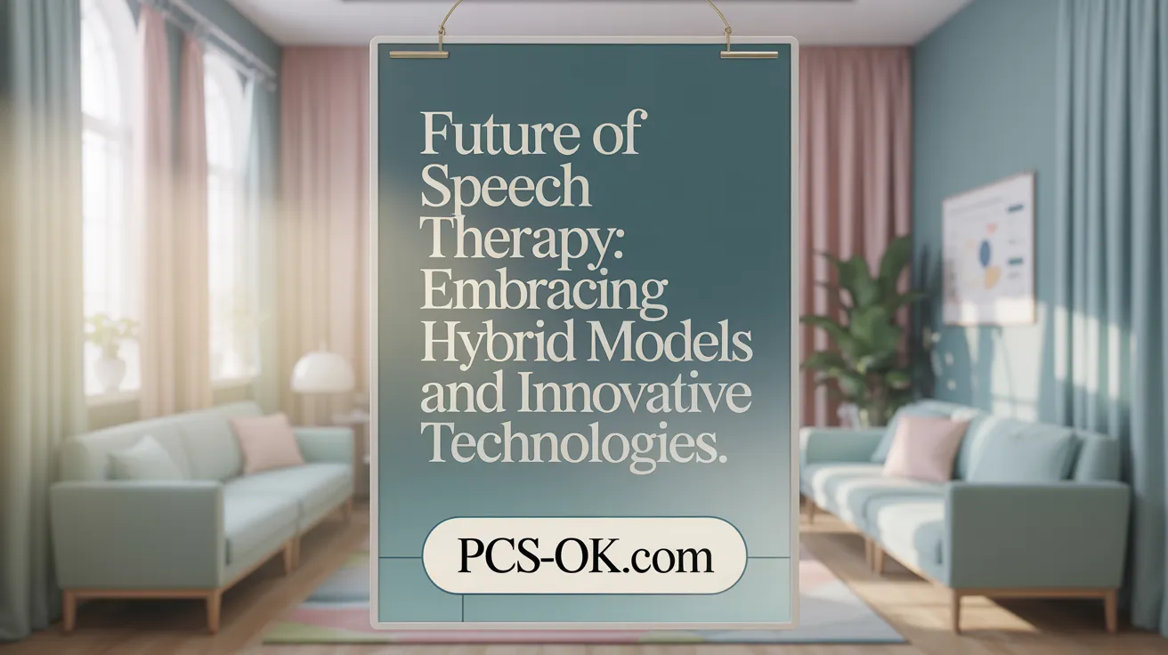 Future of Speech Therapy: Embracing Hybrid Models and Innovative Technologies