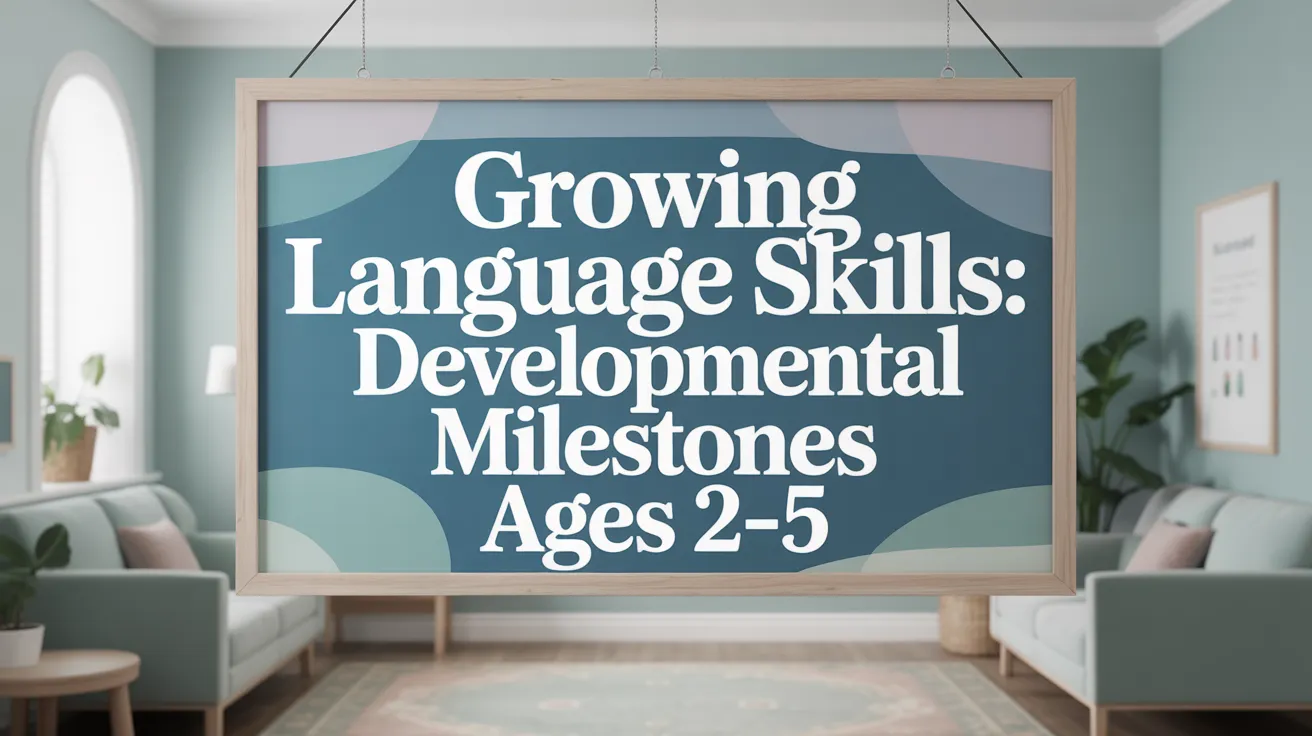 Growing Language Skills: Developmental Milestones Ages 2-5