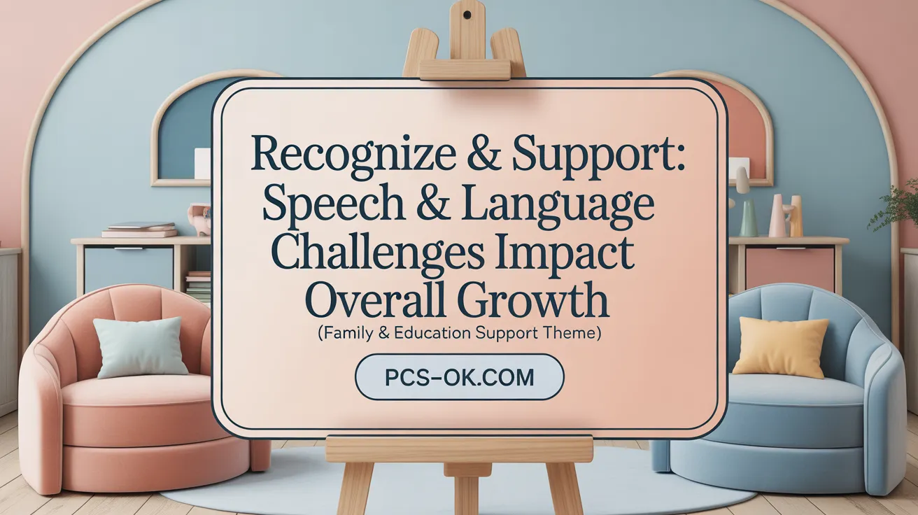 Recognize & Support: Speech & Language Challenges Impact Overall Growth