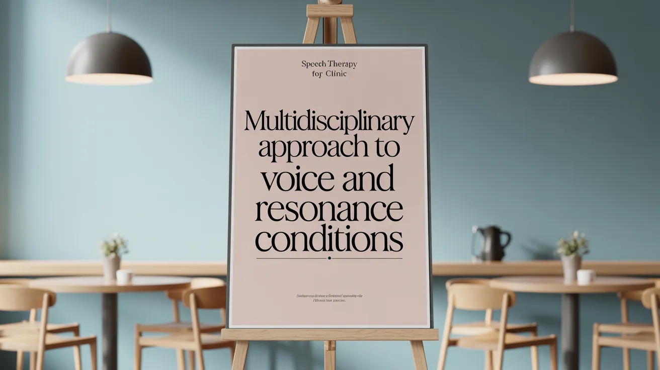 Multidisciplinary Approach to Voice and Resonance Conditions