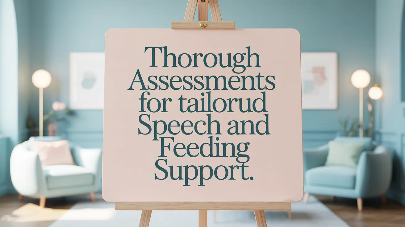 Thorough Assessments for Tailored Speech and Feeding Support