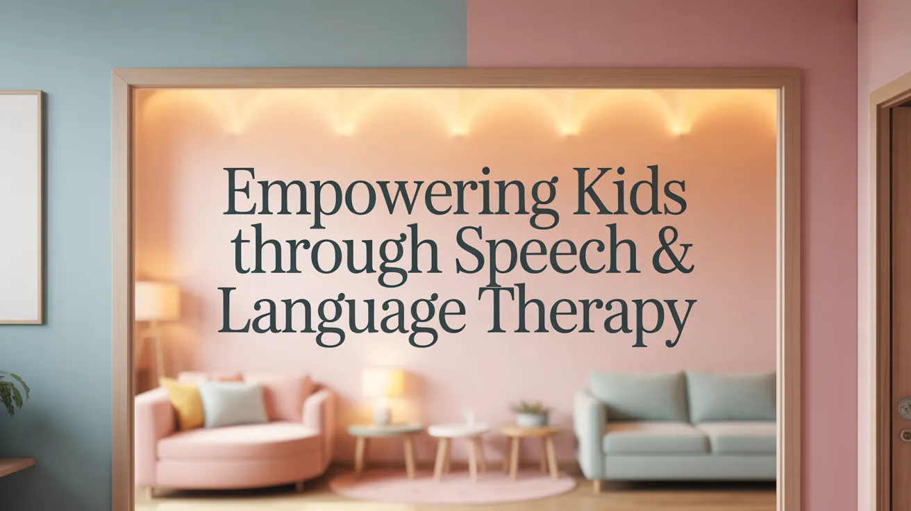 Empowering Kids Through Speech & Language Therapy