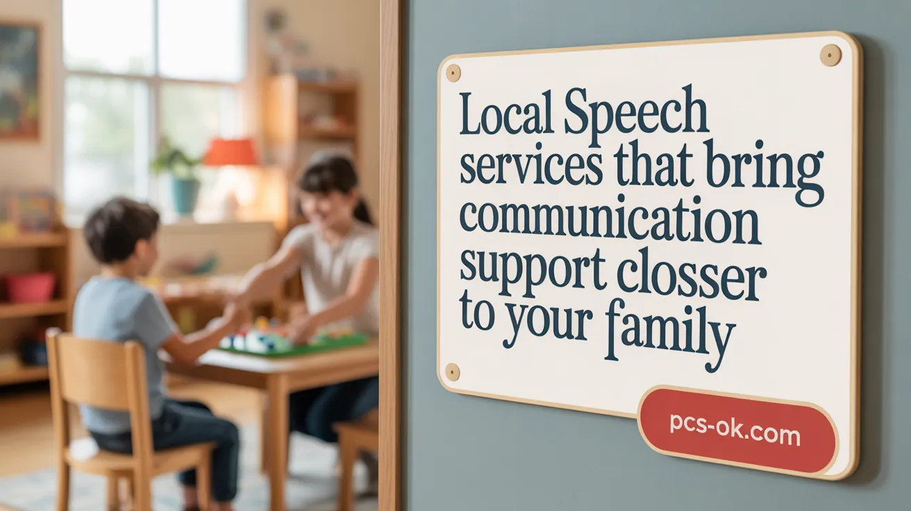 Local Speech Services That Bring Therapy Closer to Your Family