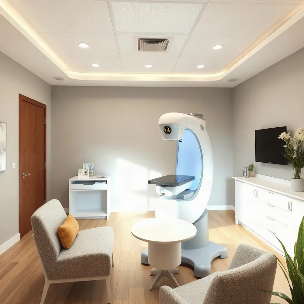 The scan is brief, and Belmont Dental offers sedation options for treatment anxiety and insurance-free plans for families.