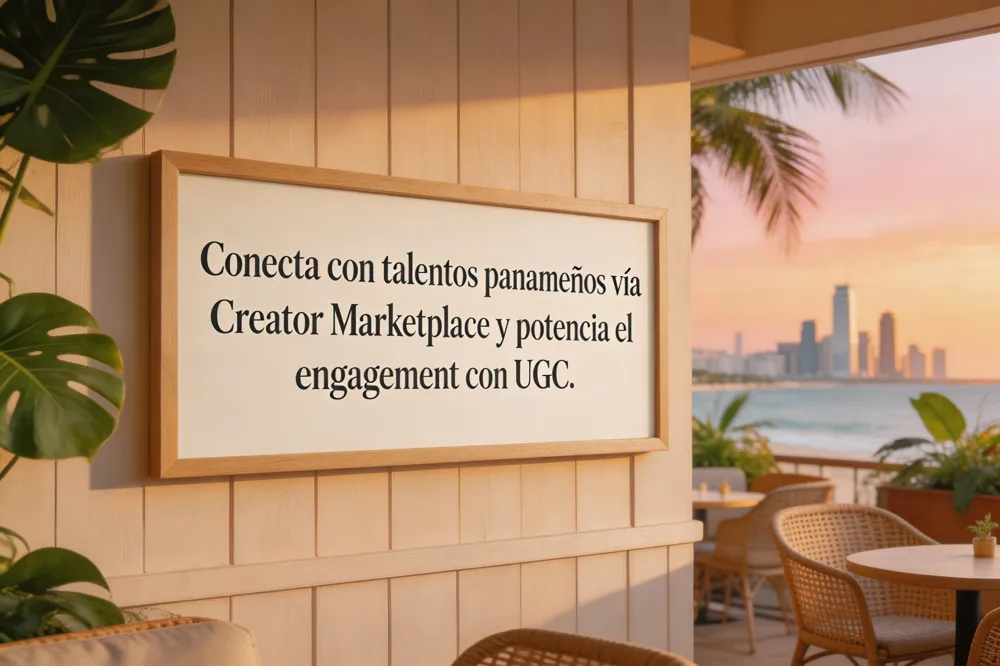 Conecta con talentos panameños vía Creator Marketplace y potencia el engagement con UGC.