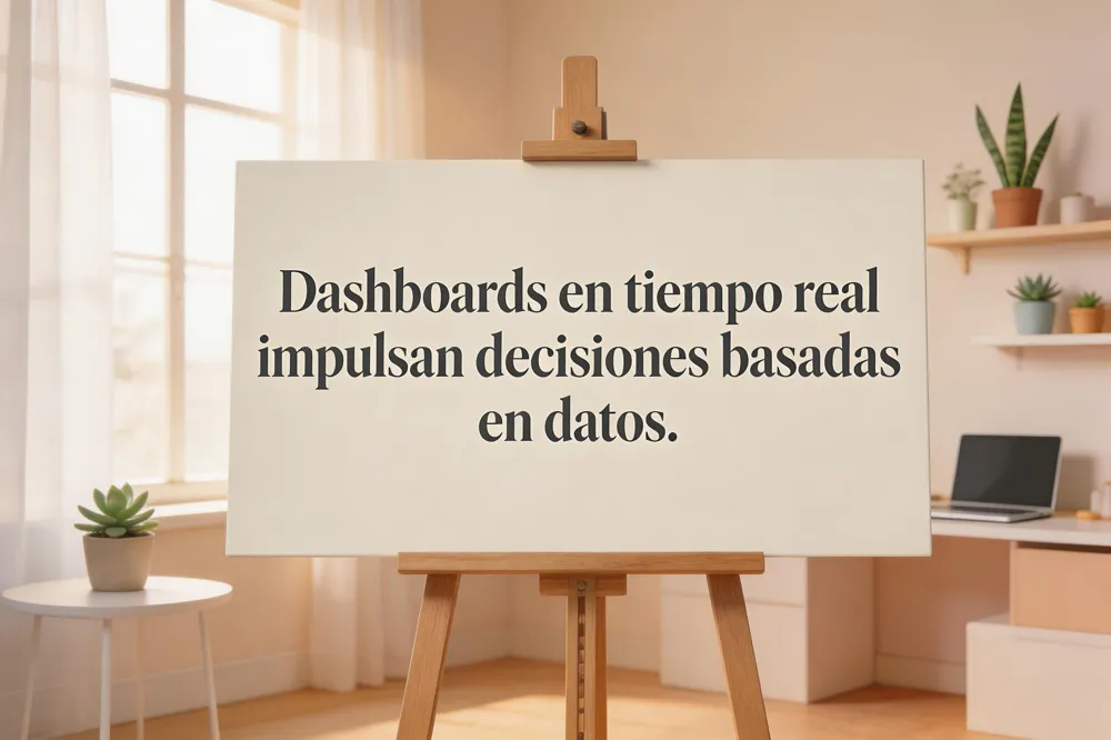 Dashboards en tiempo real impulsan decisiones basadas en datos.