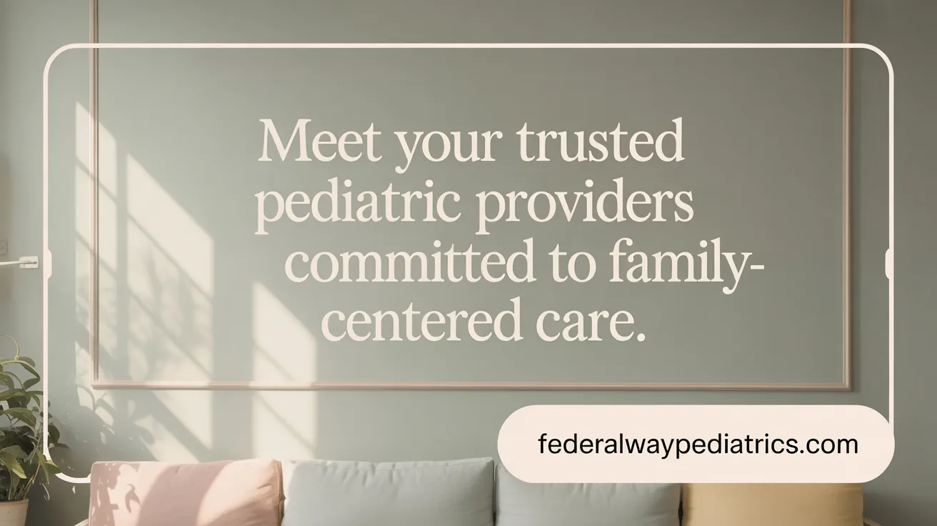 Meet Your Trusted Pediatric Providers Committed to Family-Centered Care