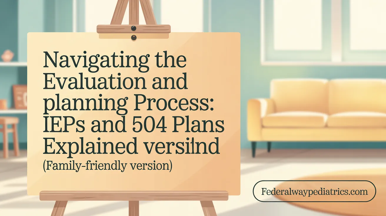 Navigating the Evaluation and Planning Process: IEPs and 504 Plans Explained