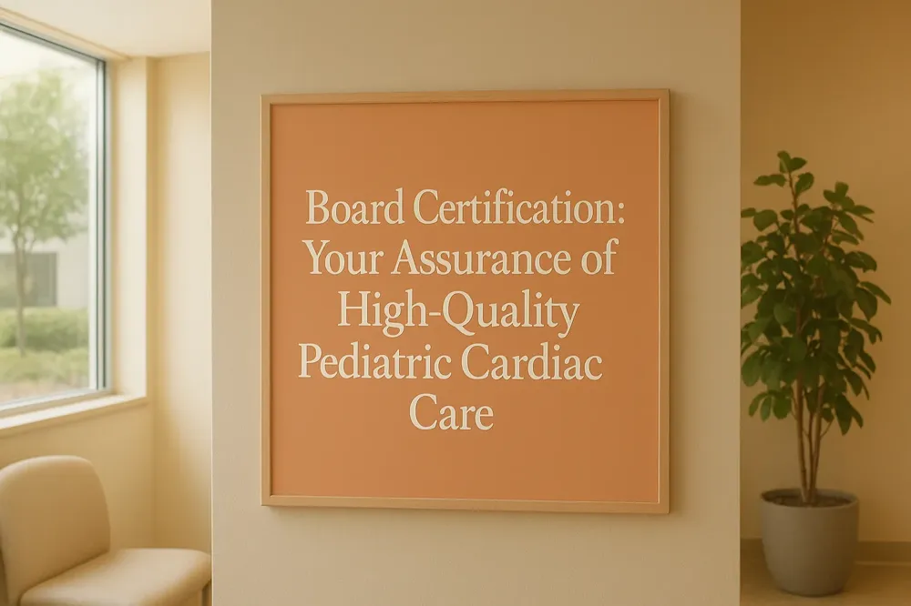 Board Certification: Your Assurance of High-Quality Pediatric Cardiac Care