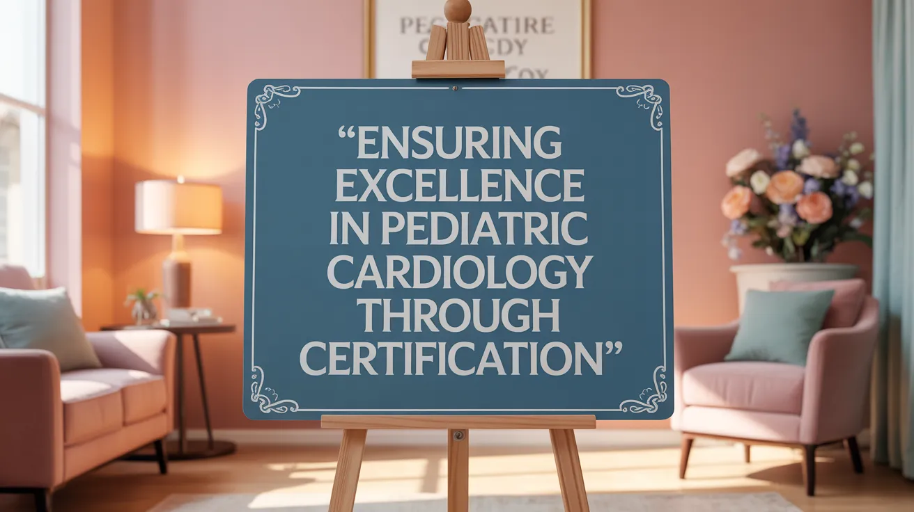 Ensuring Excellence in Pediatric Cardiology through Certification